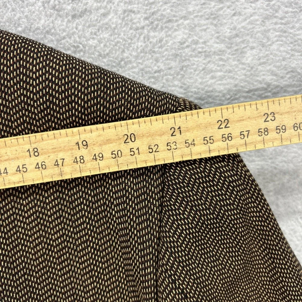 Jhane Barnes Blazer Mens 46R Brown Herringbone Suit Sport Coat Jacket Union USA‎